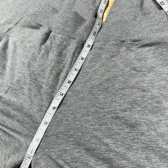 L'AGENCE NWT Moss High Rise Wide Leg Pants Heather Gray Size XS Pull-On Rib Knit - Picture 8 of 10